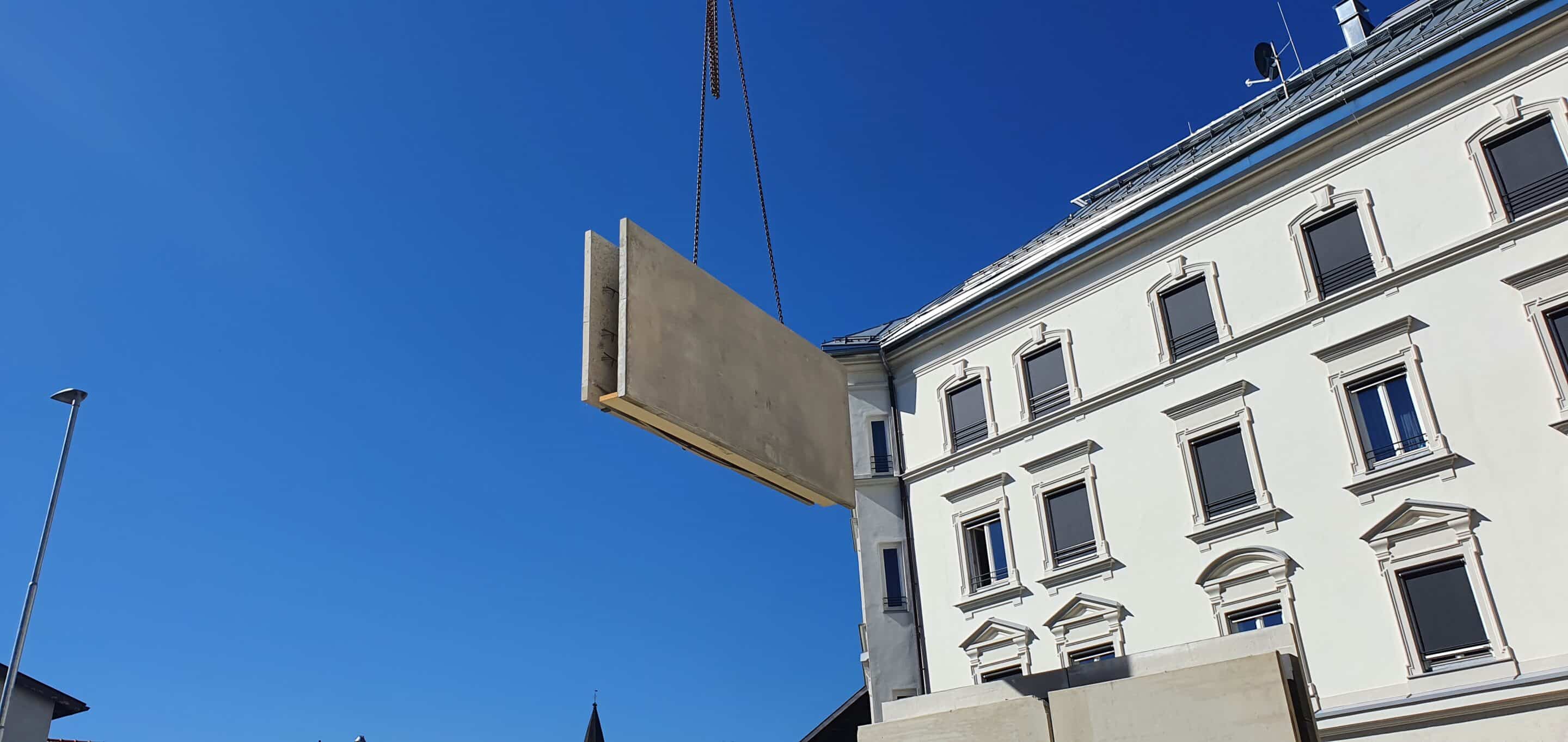 Beton Fertigteil Pradlerstraße 5 in Innsbruck